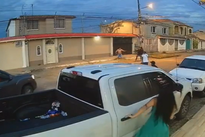 El secuestro quedó registrado en video.