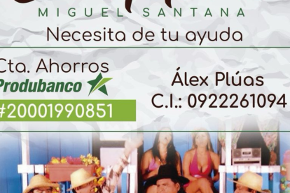 Miguel Santana, Compadre Candelario, necesita ayuda