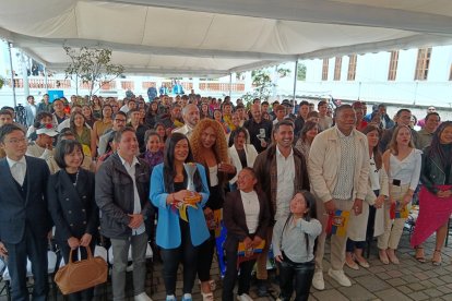 Varios de los integrantes del Plan de Alto Rendimiento acudieron al lanzamiento en Quito.
