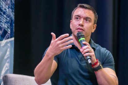 El presidente de Daniel Noboa encargó la presidencia en varias ocasiones durante la última campaña, para hacer proselitismo.