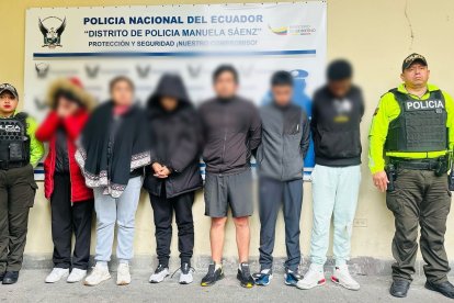 Tres hombres y tres mujeres serían parte de la banda de secuestradores en Quito.