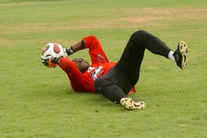 Erwin Ramírez en su etapa de jugador.