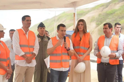 El prefecto de Manabí felicitó al presidente Daniel Noboa por su reelección.