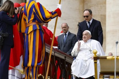 El Papa Francisco se presentó durante el Domingo de Ramos en la plaza de San Pedro
