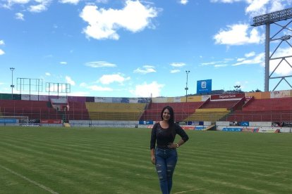 Ella recién aprendió de fútbol cuando ya estaba en un programa deportivo.