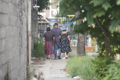 En este lugar fue interceptado el hombre que quedó herido.