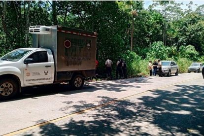 En una zona montañosa de la vía Puerto López - Santa Elena asesinaron a 5 personas  en el feriado de Semana Santa de 2024