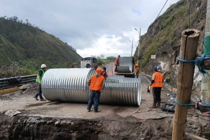 La carretera estará cerrada hasta finales de abril.