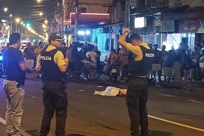 Policía acordonó el lugar.