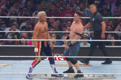 John Cena y Cody Rhodes lucharon este 20 de abril en la Noche 2 de WrestleMania 41.