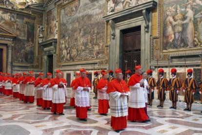 Este es un cónclave, uno de los procesos electorales más secretos.