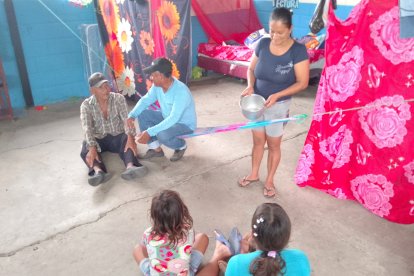 Los damnificados están en albergues temporales, en Daule.