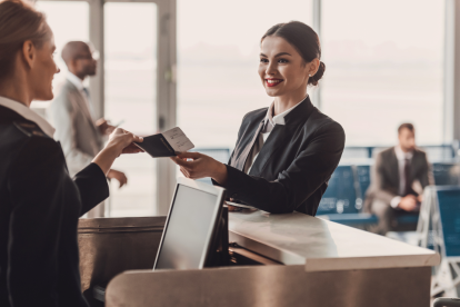 La DTC permitirá la reducción de filas en mostradores y puertas de embarque