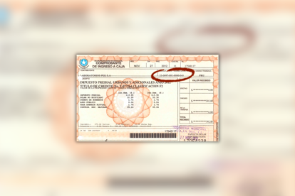 Impuesto predial en Guayaquil: un ejemplo de comprobante con información necesaria.