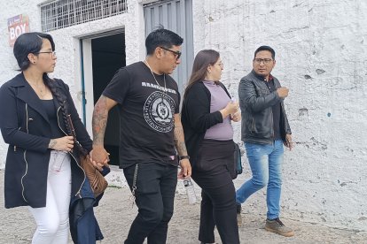 Pilataxi estuvo acompañado de familiares.