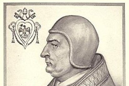 Retrato del papa Clemente IV, hecho por Artaud de Montor.