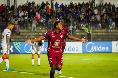 Elian Caicedo jugador del Mushuc Runa.