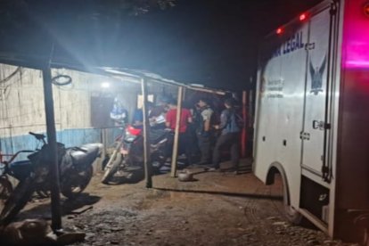 En esta casa ocurrió la masacre que cobró la vida de tres personas.