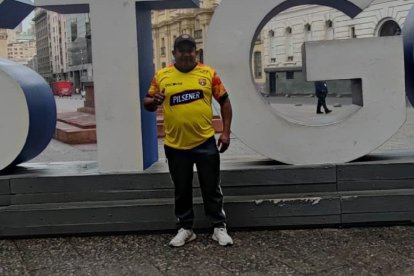 Guillermo Ramón un barcelonista que vive en Chile.