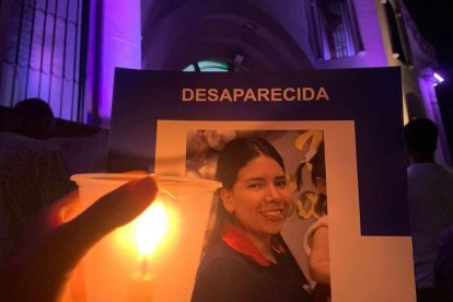 Familiares hicieron plantones y actos religiosos para su búsqueda.