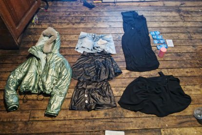 Estas prendas fueron incautadas como parte del proceso investigativo.