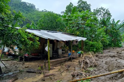 Hubo desbordamiento de ríos en Esmeraldas tras las intensas lluvias.