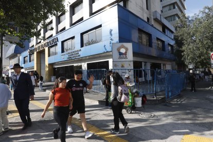 El sospechoso fue llevado a la Unidad de Flagrancia luego de cometer el hecho delictivo.