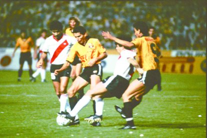 El partido de Copa Libertadores entre Barcelona SC y River Plate de 1990.