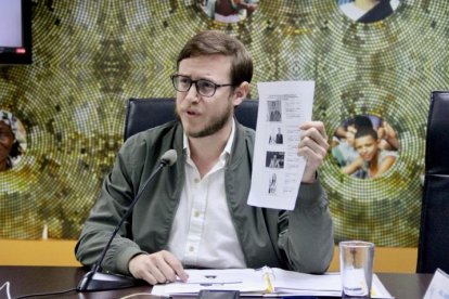 Augusto Verduga notifica su condición de refugiado ante la Corte Nacional de Justicia.