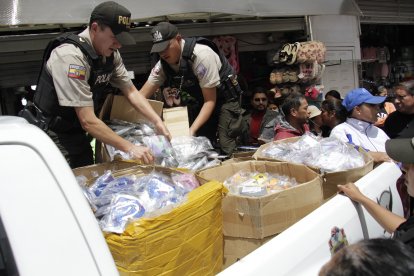 Las autoridades decomisaron el producto que tenía irregularidades.