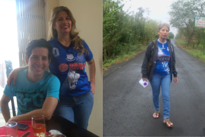 Mirna sigue al Emelec desde antes de ser madre.