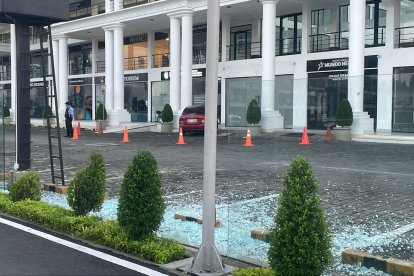 El atentado se registró cerca de un centro comercial de La Aurora.