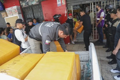 El operativo se cumplió este miércoles 7 de mayo, en zonas céntricas de Guayaquil.