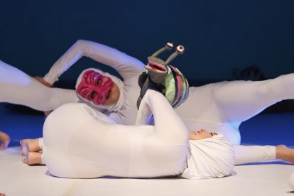 Parte de la obra El Caracolito Andariego donde participa Vanessa.