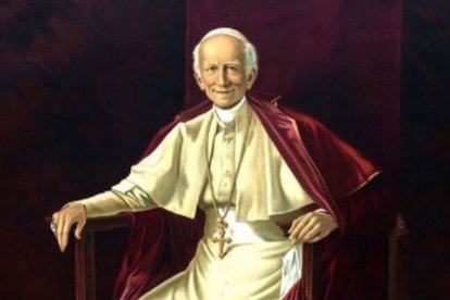 El papa León XIII fue un defensor del rosario y tenía una amplia devoción por la virgen María.