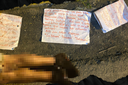 La madrugada del martes 13 de mayo, en un barrio de Santa Rosa, en El Oro, despertaron con una escena de terror.