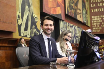 Niels Olsen es el presidente de la Asamblea Nacional del Ecuador.