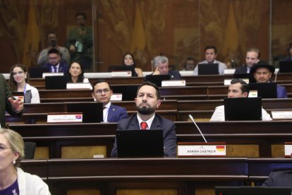 La Asamblea Nacional del Ecuador tuvo su primera sesión hoy.