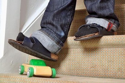 las caídas representan el 7.6% de las lesiones en niños de 1 a 4 años