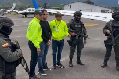 El sospechoso fue detenido en pasto, Colombia, el 9 de febrero del 2023.