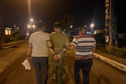 Militar fue detenido por filtrar información a Comandos de Frontera, en Los Ríos.