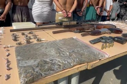 Las evidencias halladas durante los allanamientos.