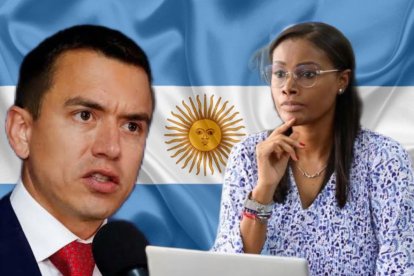 Daniel Noboa decidió enviar como embajadora de Ecuador en Argentina a Diana Salazar.