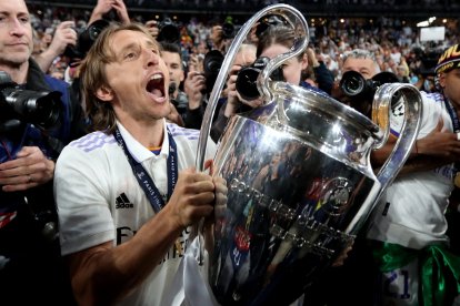 Luka Modric ganó 28 títulos con la camiseta de Real Madrid.
