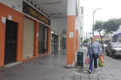 El crimen ocurrió en los exteriores de este chifa, en el centro de Guayaquil.
