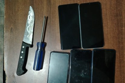 Esta es la evidencia que les encontraron a los sospechosos.