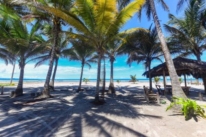 Más de ocho kilómetros de playa y arena se extiende en este sector de Muisne.