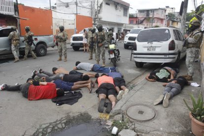 Algunos de los aprehendidos tienen antecedentes penales.