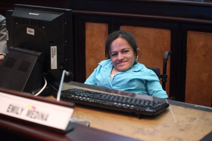 Durante su época como asambleísta provincial alterna, 2013-2017.