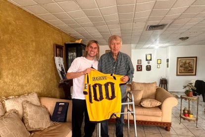 El DT Sebastián Beccacece visitó al histórico entrenador de la selección nacional Dušan Draškovic